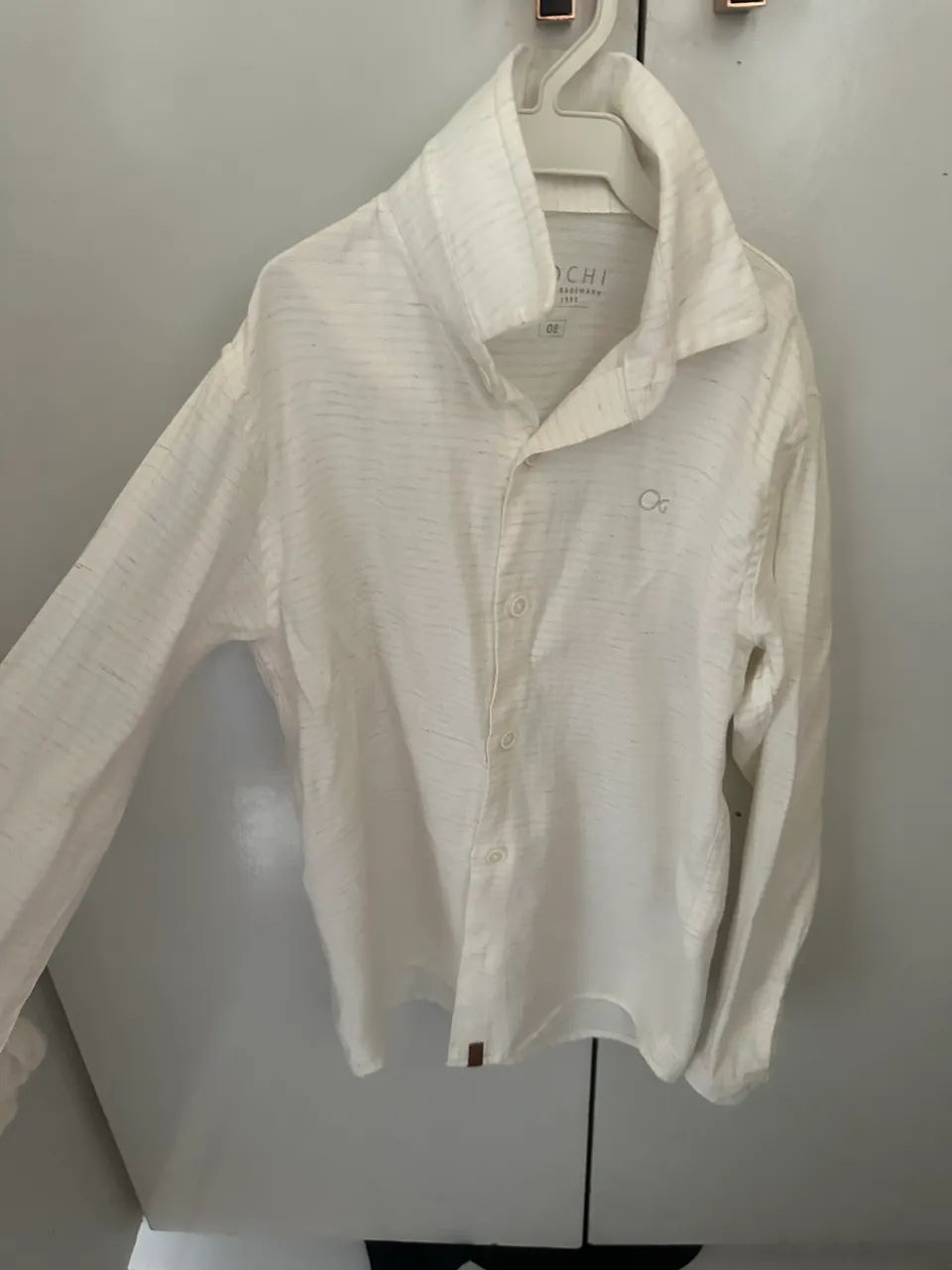 Camisa social TAM 8 anos 