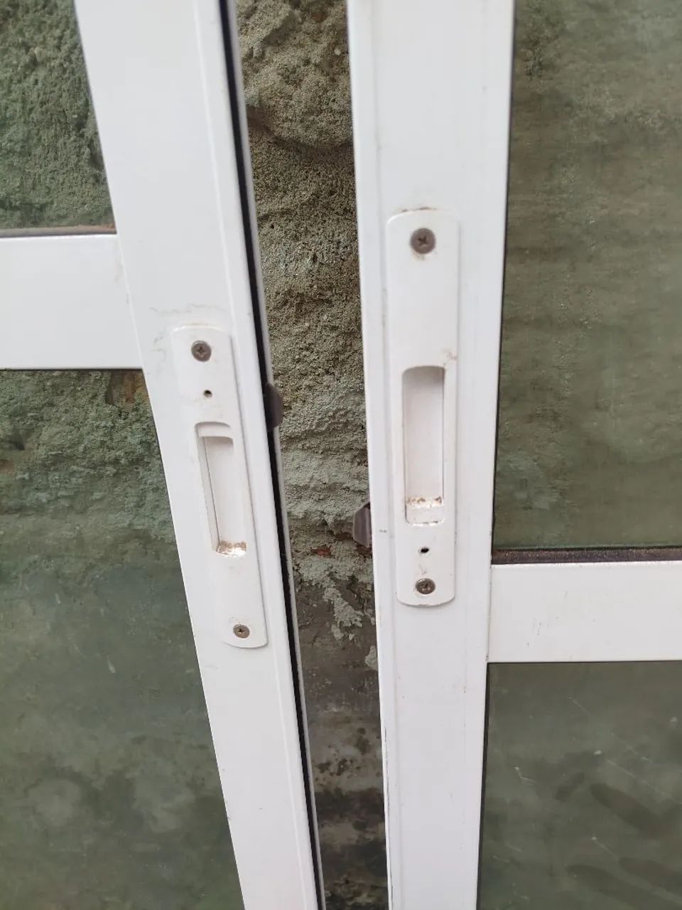 Porta de alumínio com vidro