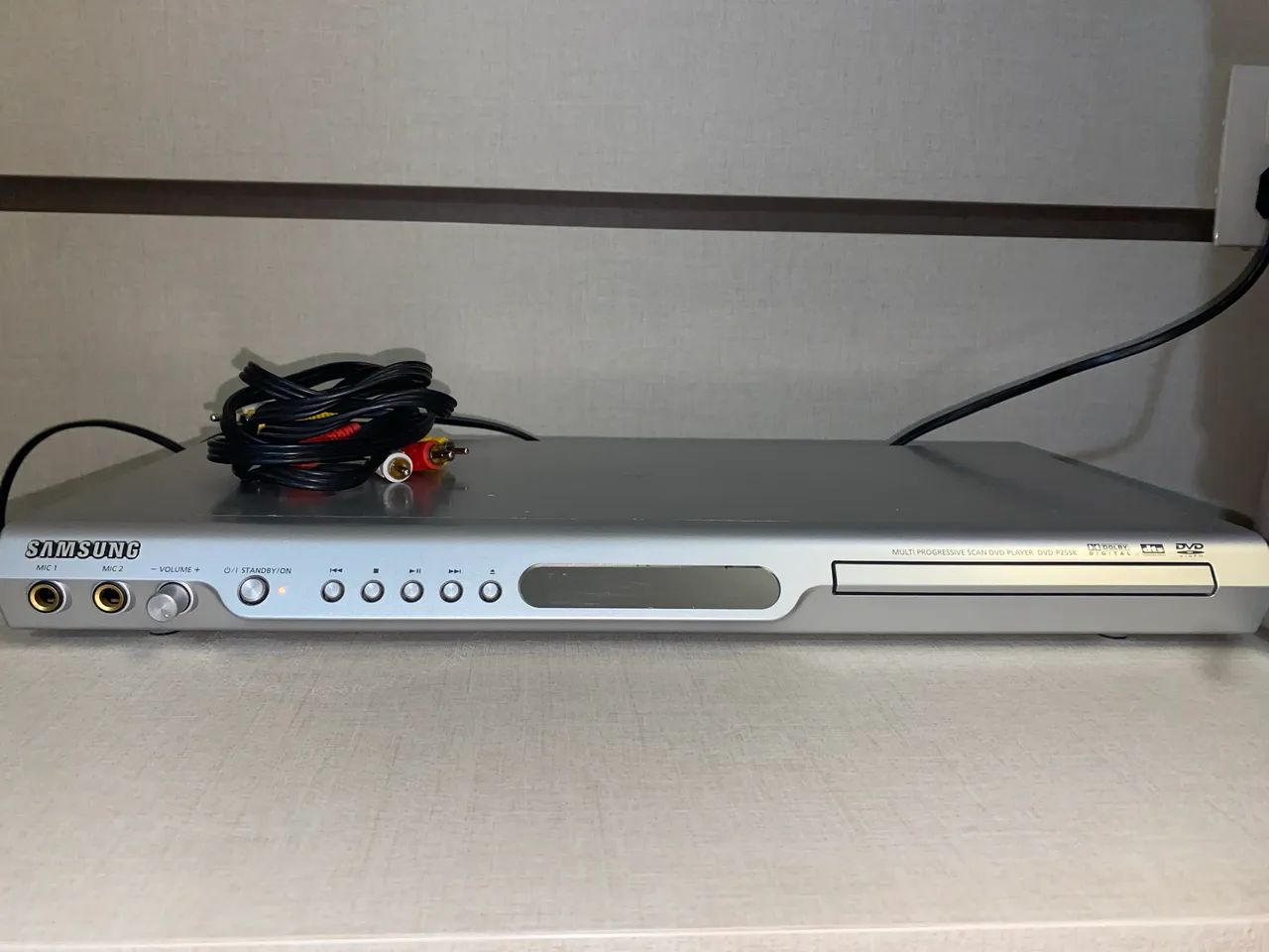 DVD Player Samsung + Cabos - Funcionando