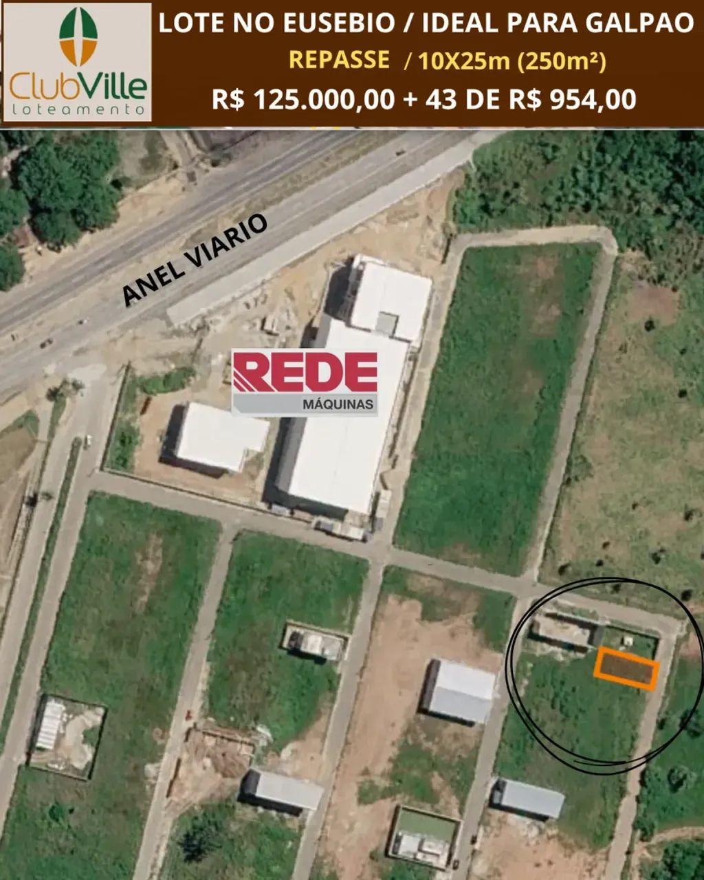lote TERRENO TERRENO NO ANEL VIARIOEUSEBIO IDEAL PARA GALPAO!