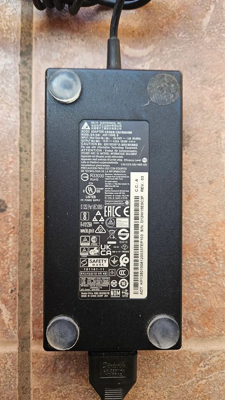 Fonte original do Acer Nitro 5, 135w - Foto 3