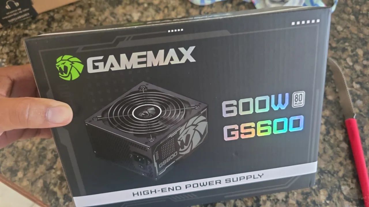 Fonte 600w gamemax gs600