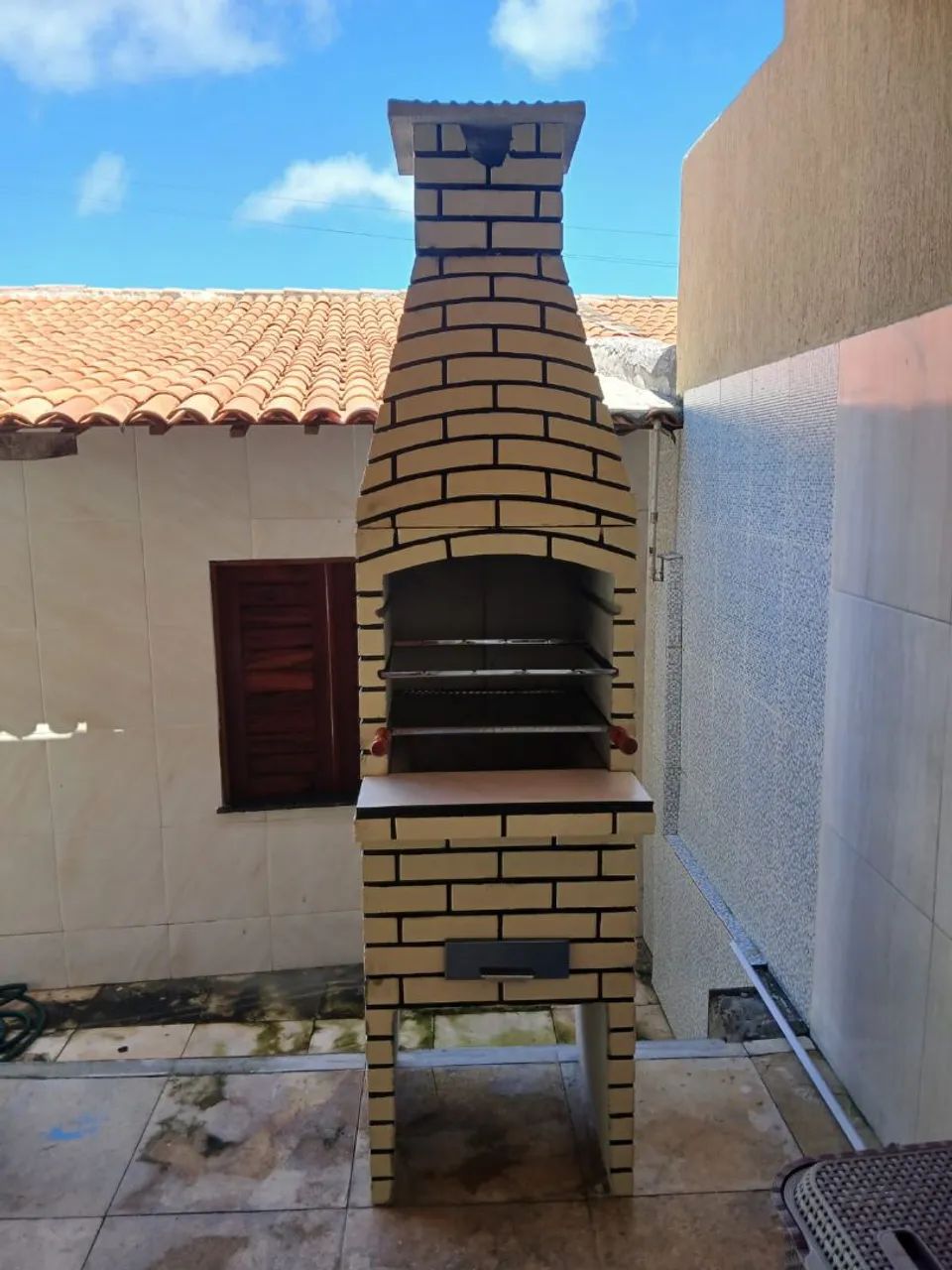 Churrasqueira pré moldada de otima a partir de 500 reais com kit inox 