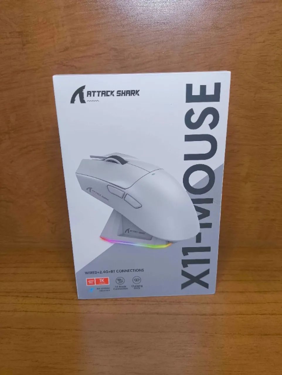MOUSE ATTACK SHARK X11 BRANCO - Foto 2