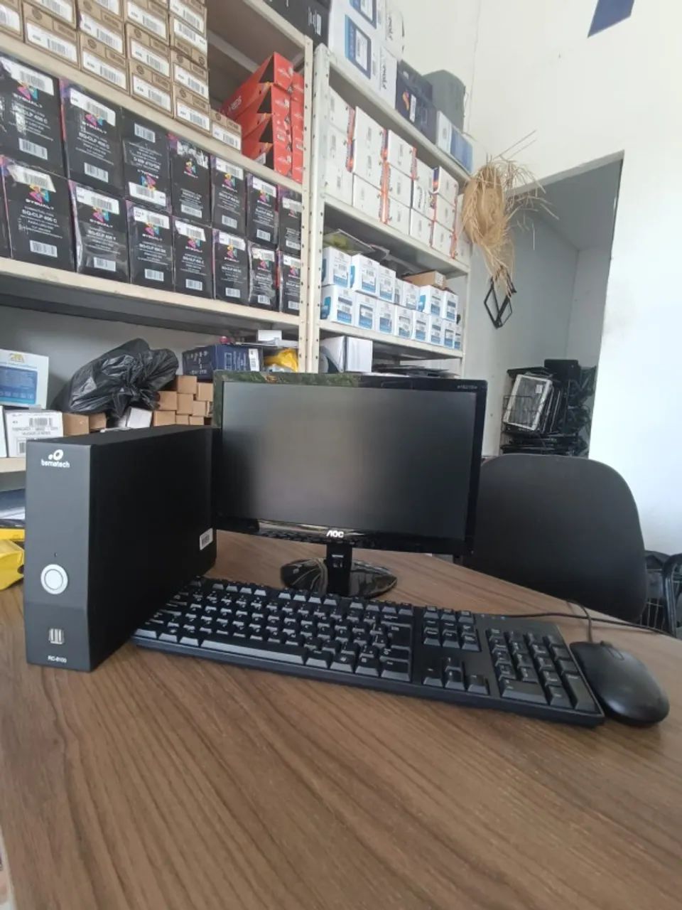 Computador Intel 4GB Com SSD Mine Completo Para Estudo Trabalho