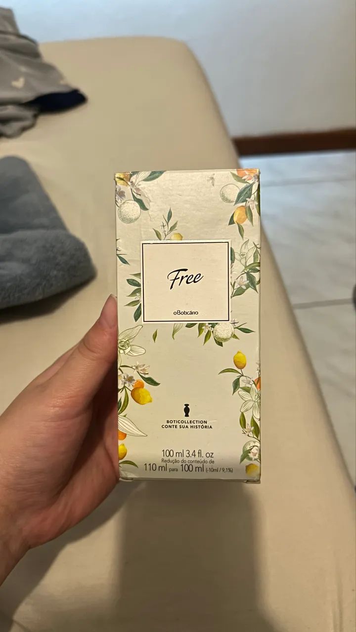 O Boticário Free na caixa