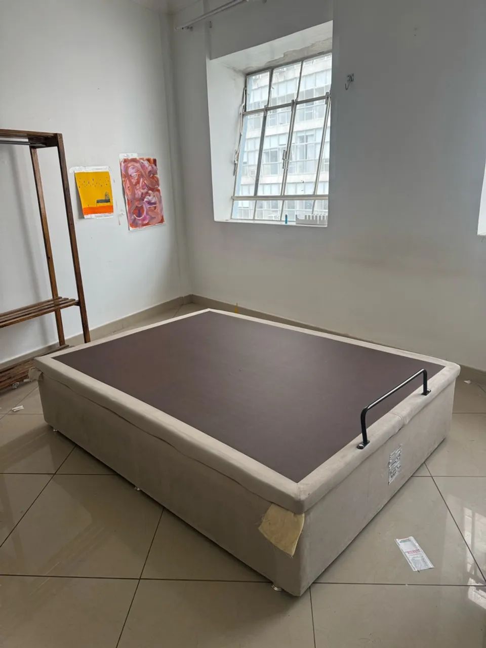 Base Ortobom Cama Casal Bau