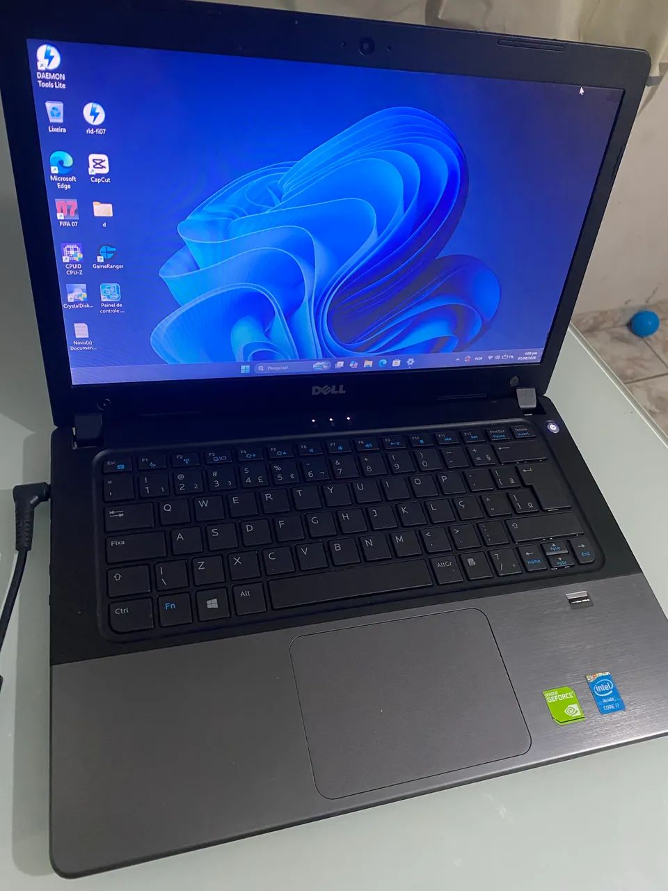 Notebook Dell Core i7 4GB RAM SSD 480GB tela de 14 - Foto 2