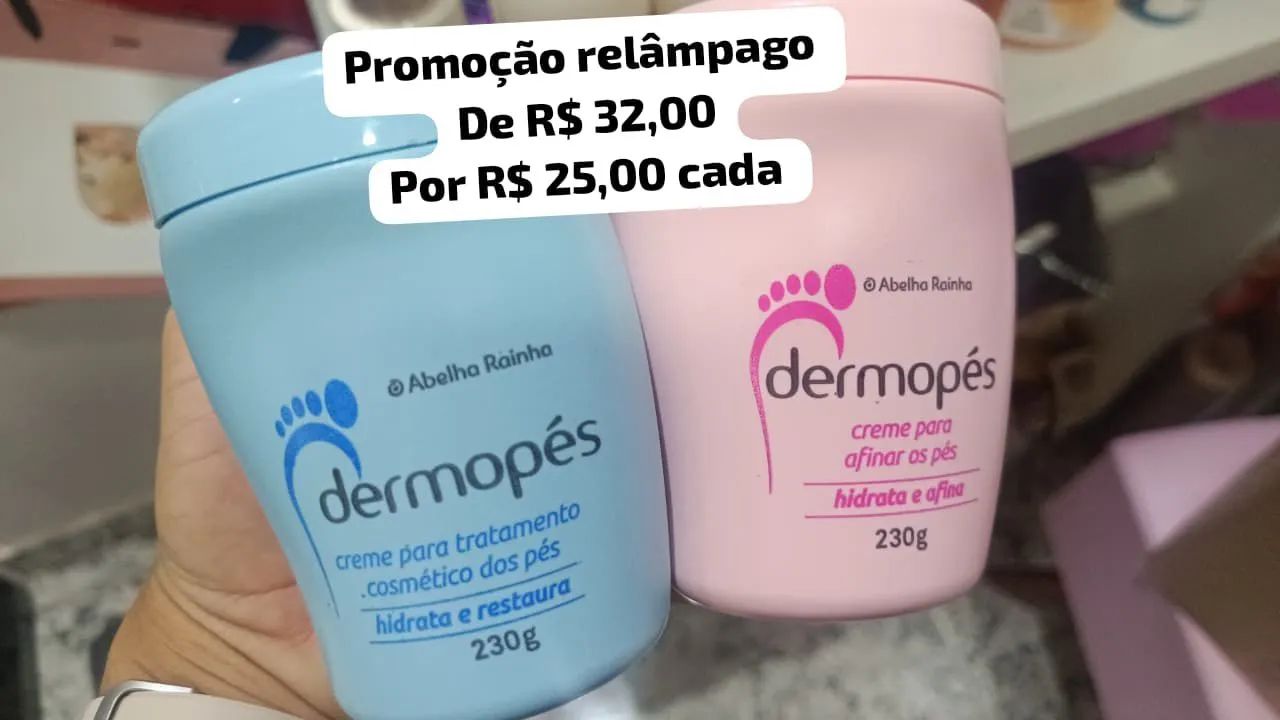 Dermopes creme para os pés 