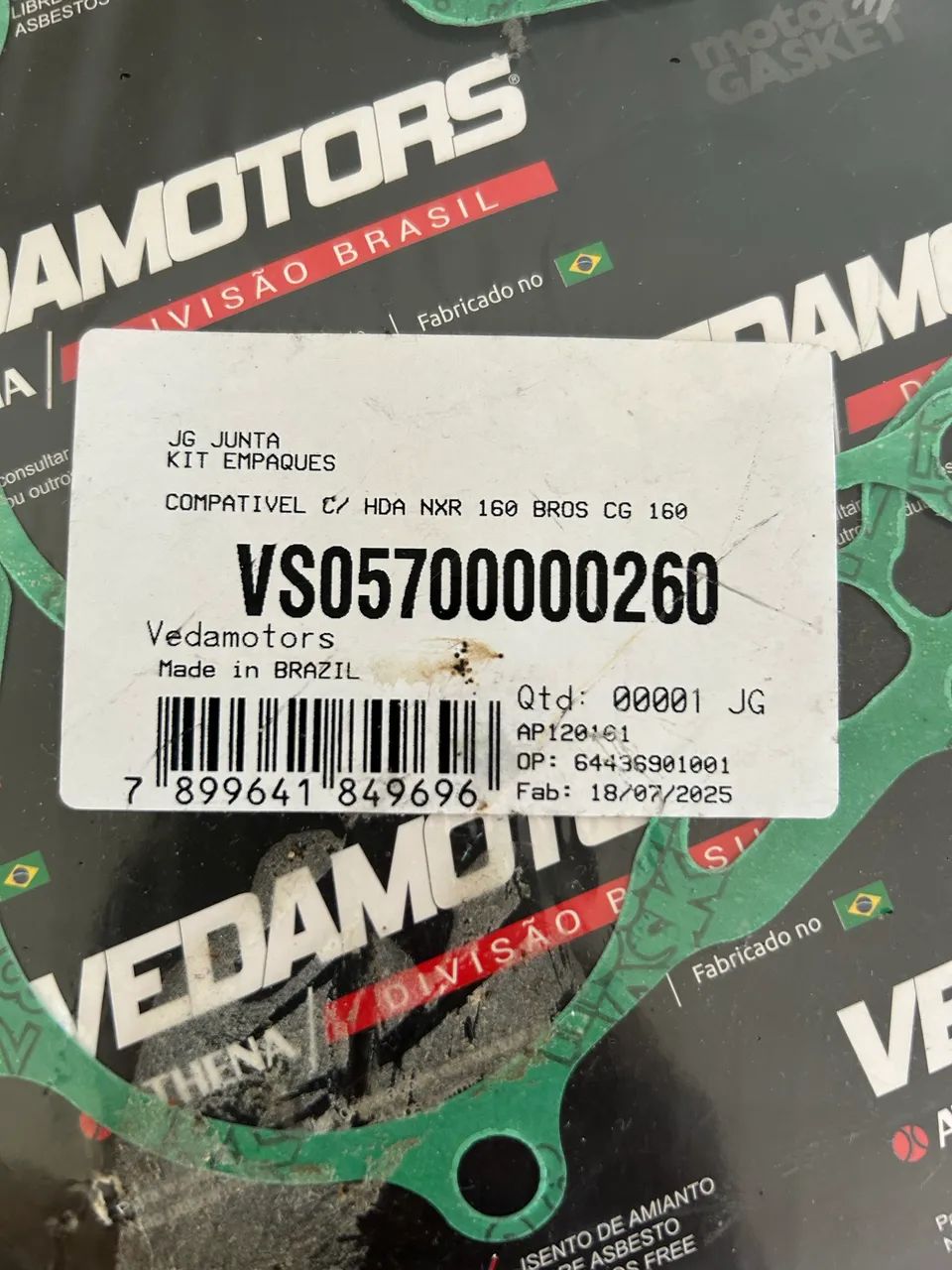 Kit junta bros 160 - Foto 2