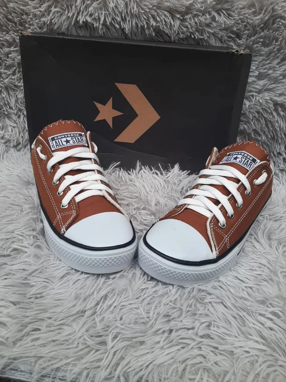 Tênis All Star marrom  - Foto 3