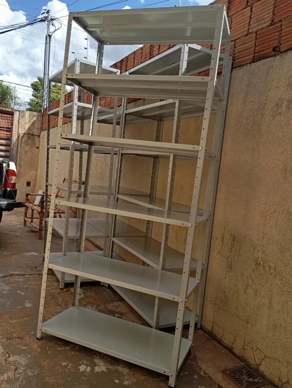 Prateleira de Aço 40cm Profundidade Nova 6 Bandejas  - Foto 2