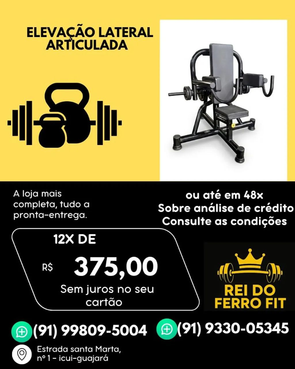 Elevação lateral Articulada 