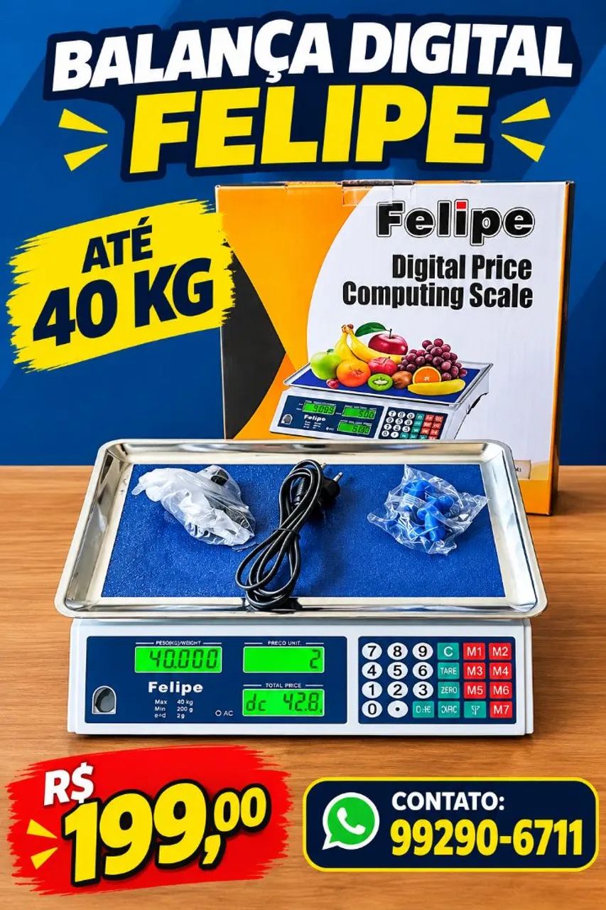 Balança comercial 40 kg