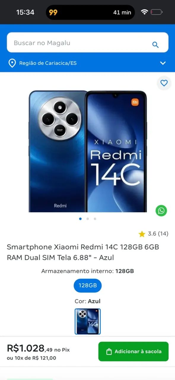 Redmi 14 C azul - Foto 5