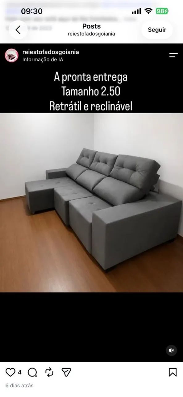 Sofá retrátil preço de fábrica  - Foto 2
