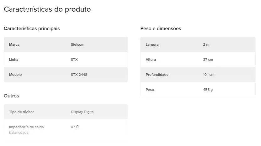 Processador Digital Automotivo STETSOM STX2448 - Foto 4