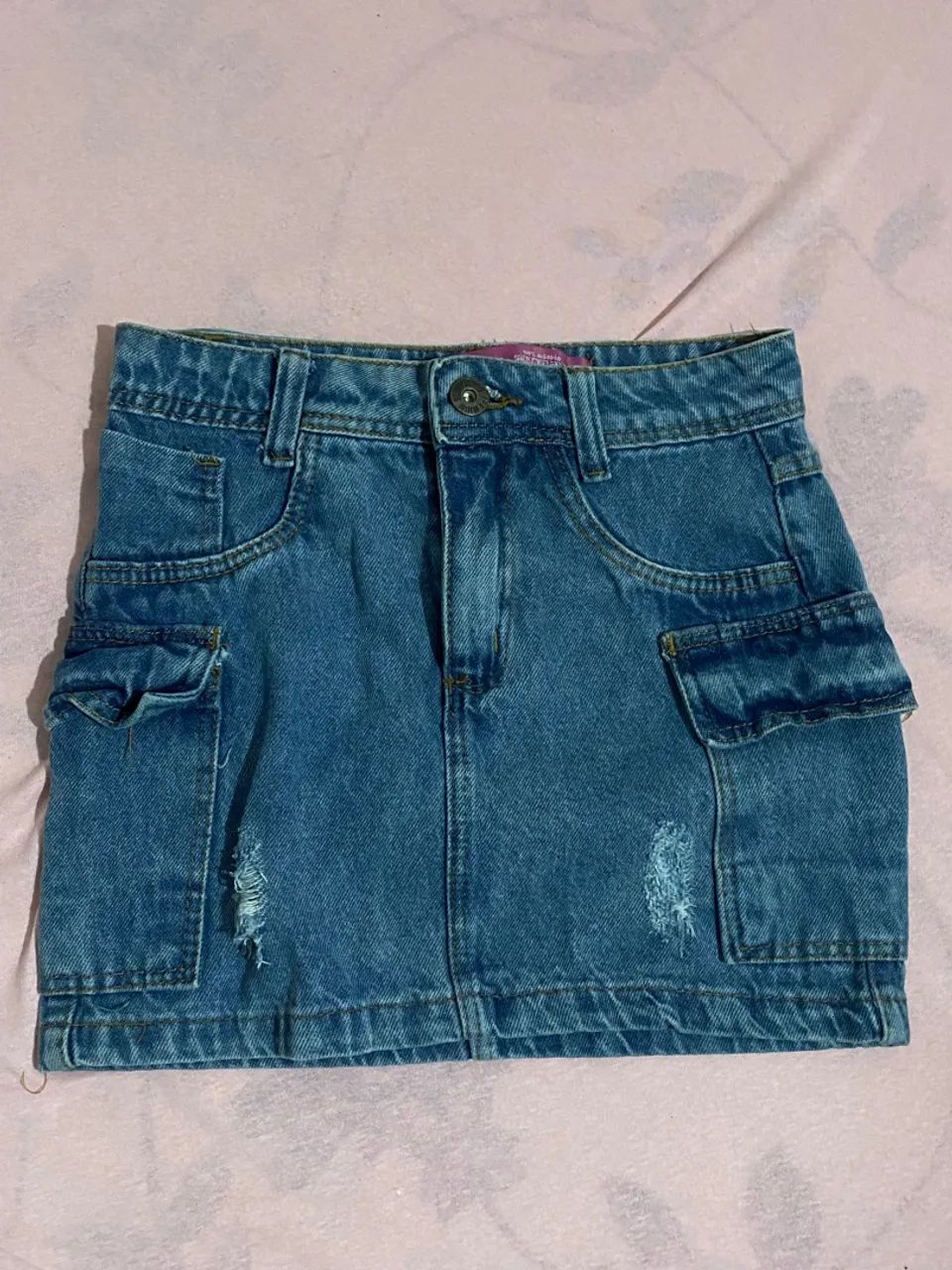 Saia cargo jeans 36 nova - Foto 3