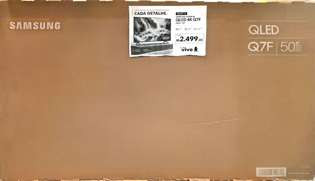 TV Samsung 50 polegadas Qlwd 4k q7f