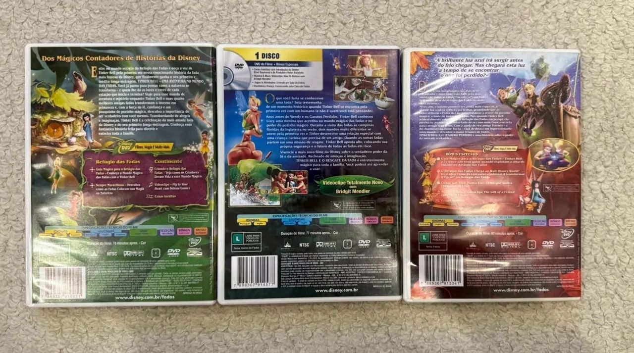 Lote DVD Tinkerbell - Foto 2