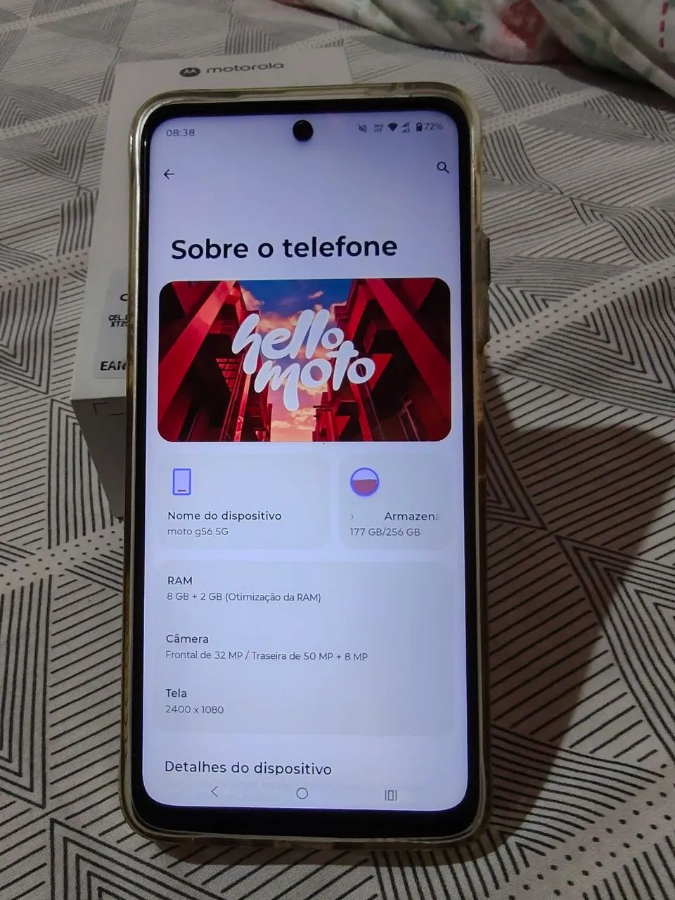 Motorola G56 5G Com 256GB e 8Ram + 2 Ram , Dual chip  - Foto 3