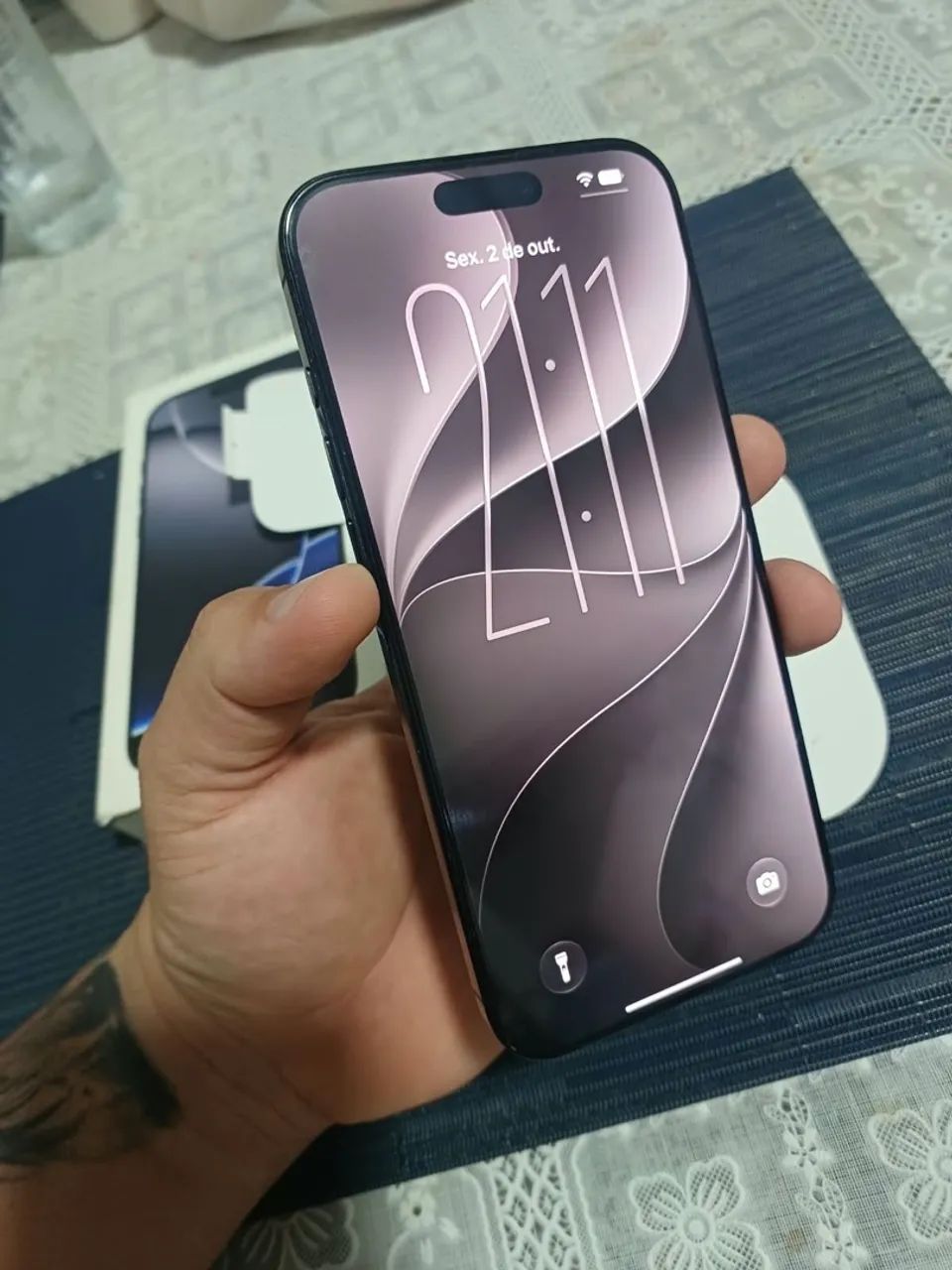 iPhone 16 pro max 256 Gb novo zero único dono. - Foto 3