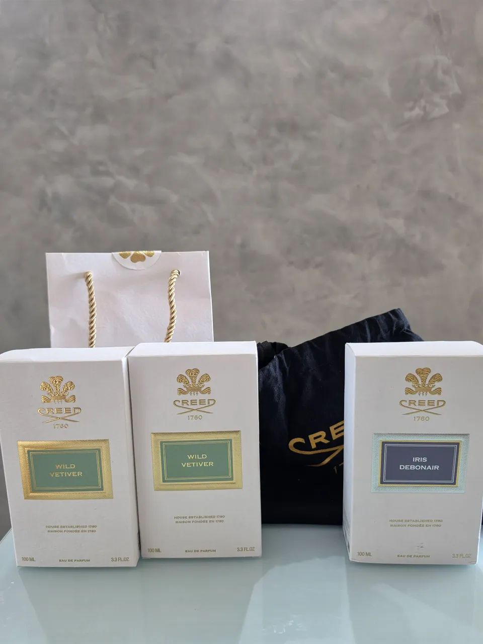 Perfume Creed Wild Vertivier e Iris Debonair lacrados - Foto 3