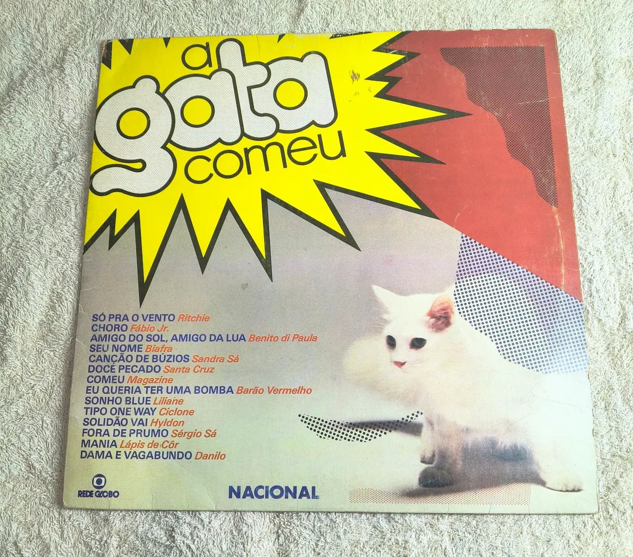 Lp vinil novela A Gata Comeu