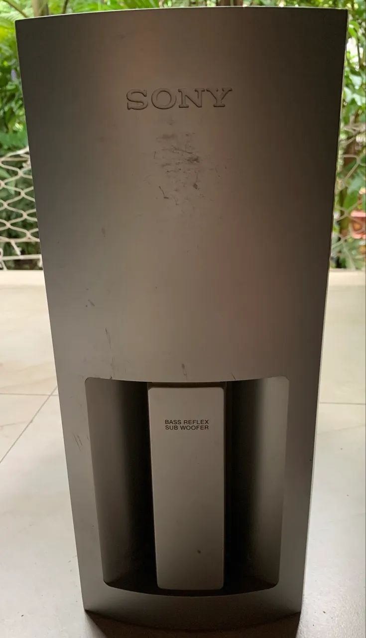 Conjunto caixas acústicas Sony com subwoofer 