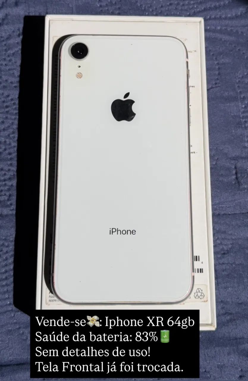 IPHONE XR BRANCO 64GB OTIMO ESTADO DE CONSERVAÇÃO - Foto 3