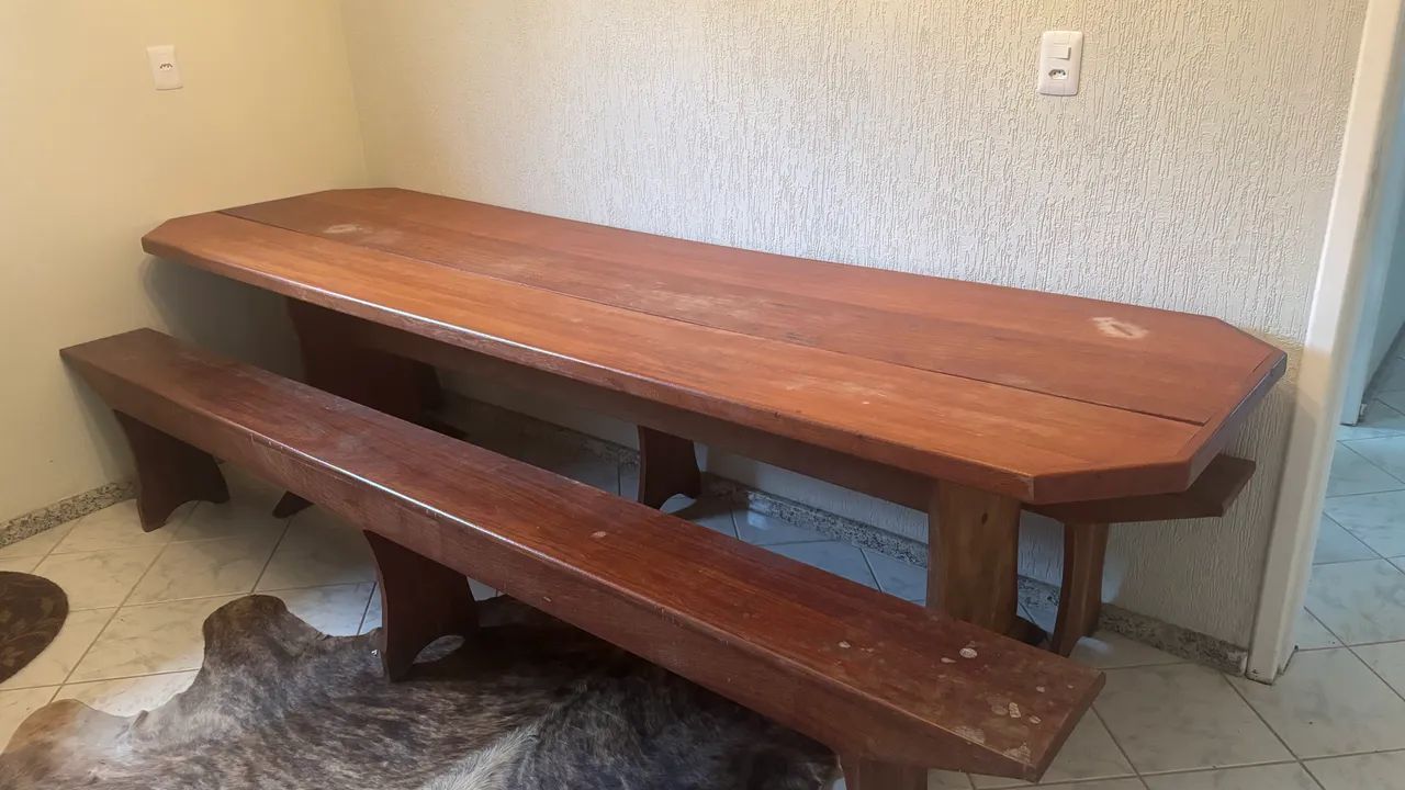 Mesa comprida para área de churrasco  - Foto 5