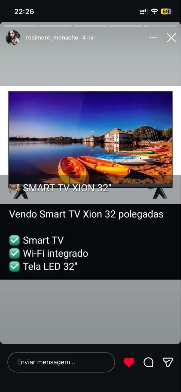 Vendo tv 32 polegadas 