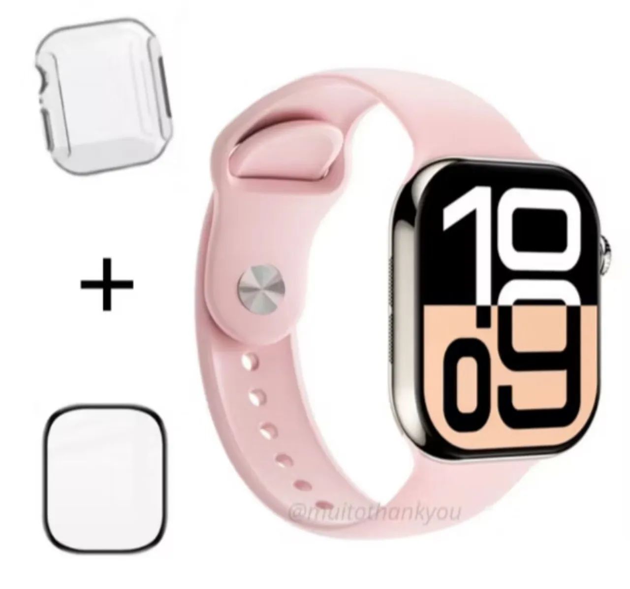 Smartwatch W10 Mini Serie 10 ROSA AMOLED - Foto 3