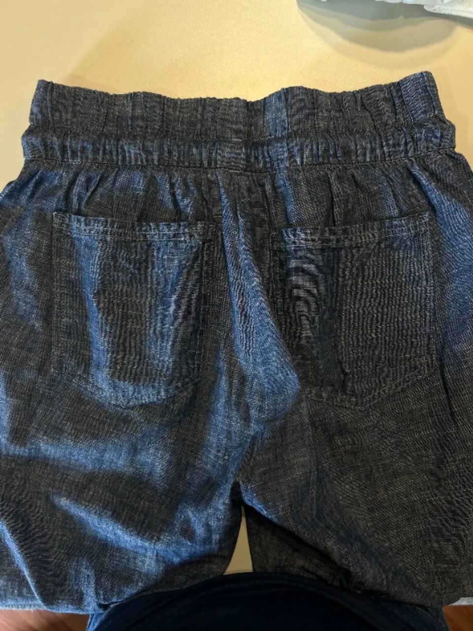 calça jogger marfinno/renner azul m - Foto 3