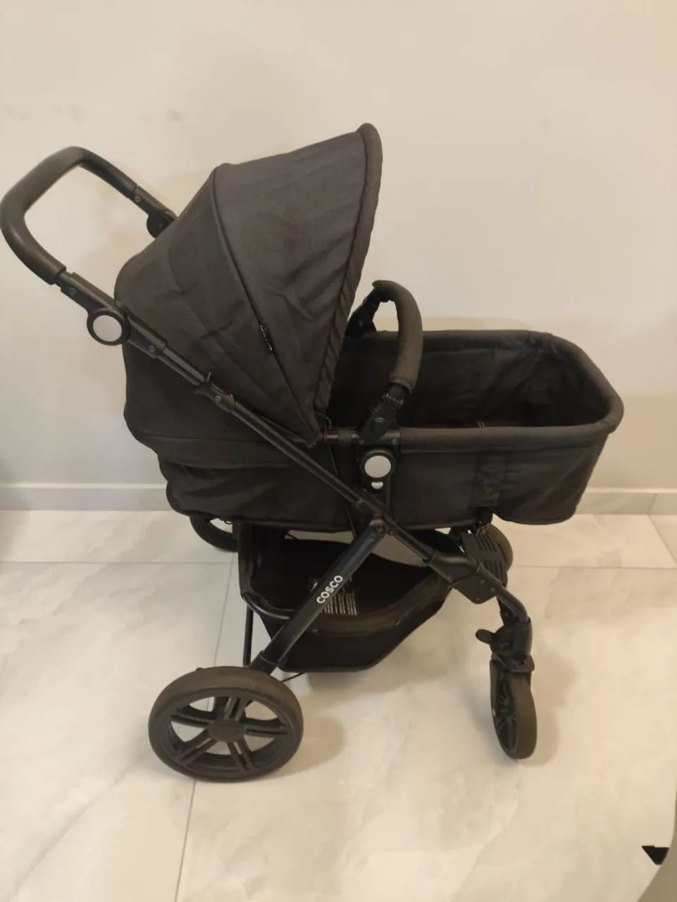 Kit Carrinho+bebê conforto+base