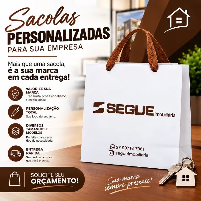 Bolsa de Papel Personalizada - Ikonne * - Foto 4
