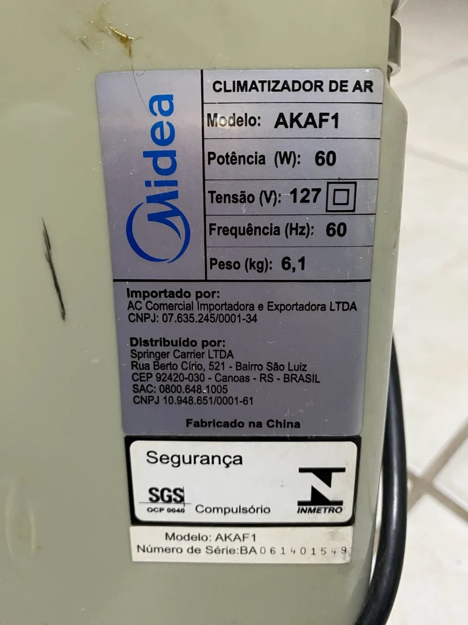 Climatizador de ar Midea - Foto 4