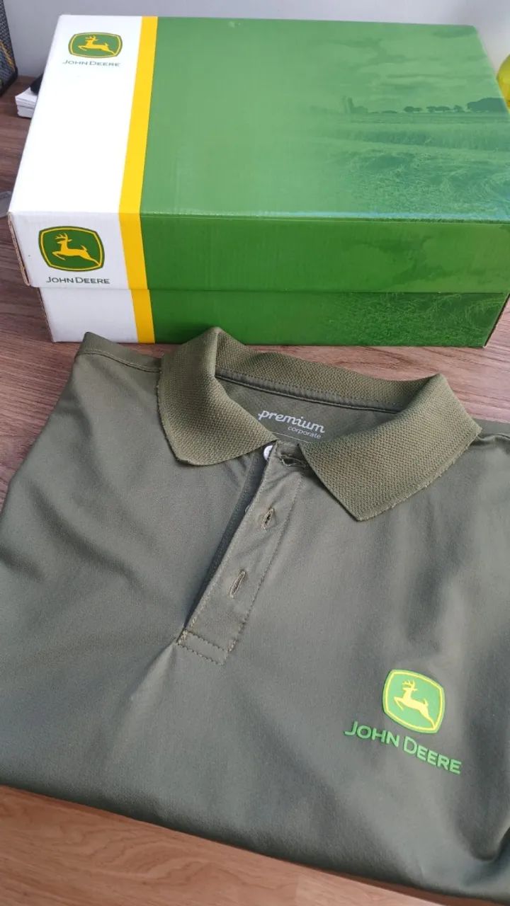 CAMISA PÓLO LINHA PREMIUM JOHN DEERE - Foto 4