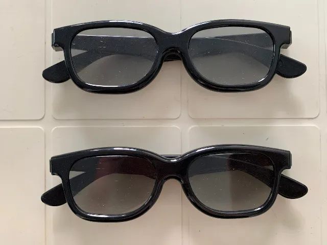 par de oculos real 3d importado funciona em tv lg 3d - Foto 2