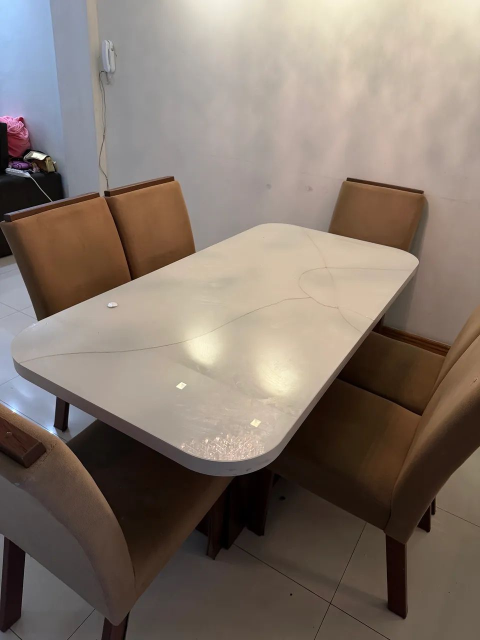 Mesa de jantar 6 cadeiras 