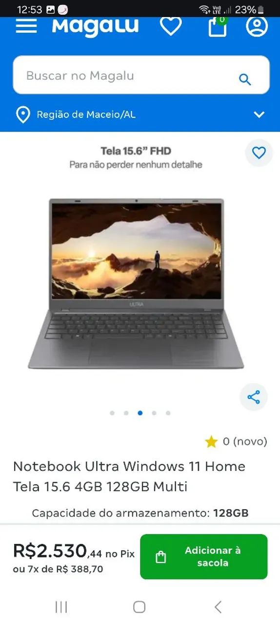 VENDO NOTEBOOK MULTI ULTRA ZERO NA CAIXA - Foto 4