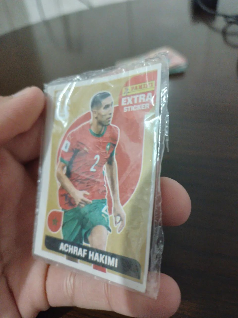 Figurinha Copa 2026 Achraf Hakimi Extra Legend Ouro (Gold) - Foto 3
