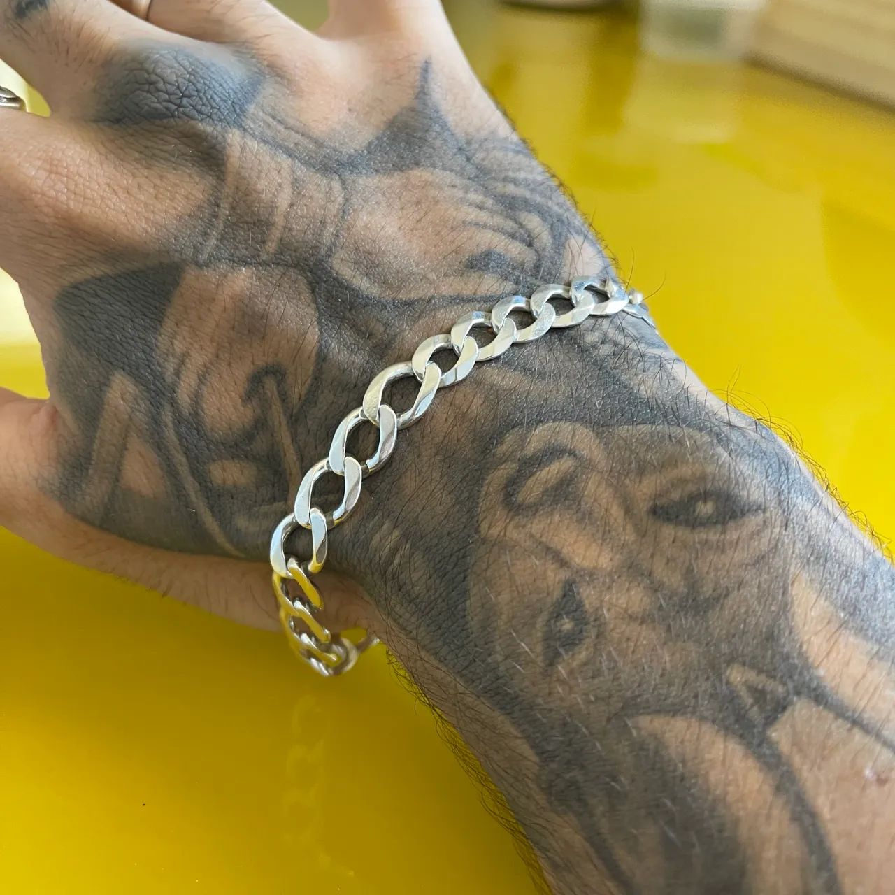 Pulseira Masculina Prata 950 17g | 23cm | 9mm