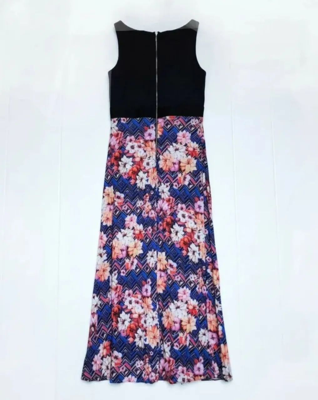 Vestido Preto e estampado Zinzane - Foto 4