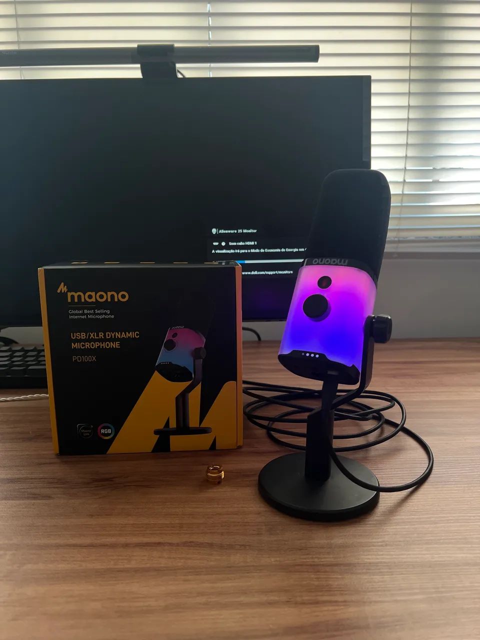 Microfone RGB Maono PD100X (USB + XLR) - Foto 5