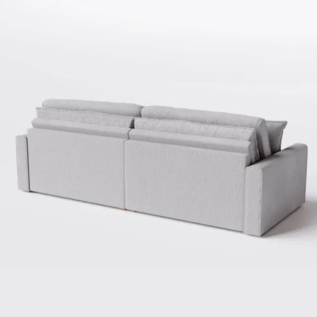 Sofá Cama 3 Lugares Linho - Ideal Para Sala  - Foto 2