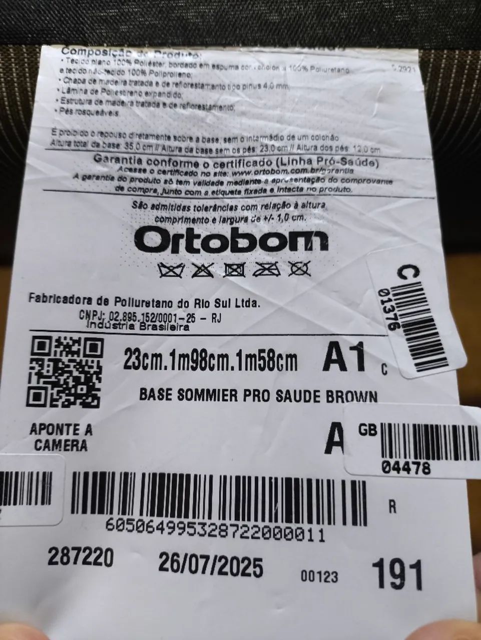 Colchão de molas Ortobom com a base - Foto 4