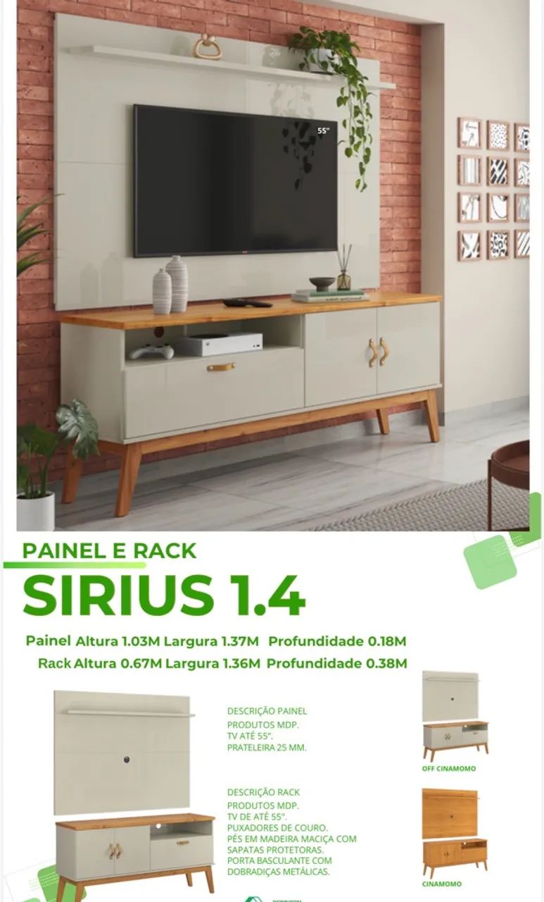 Home Siriús tv até 55 polegadas 12x sem juros - Foto 4