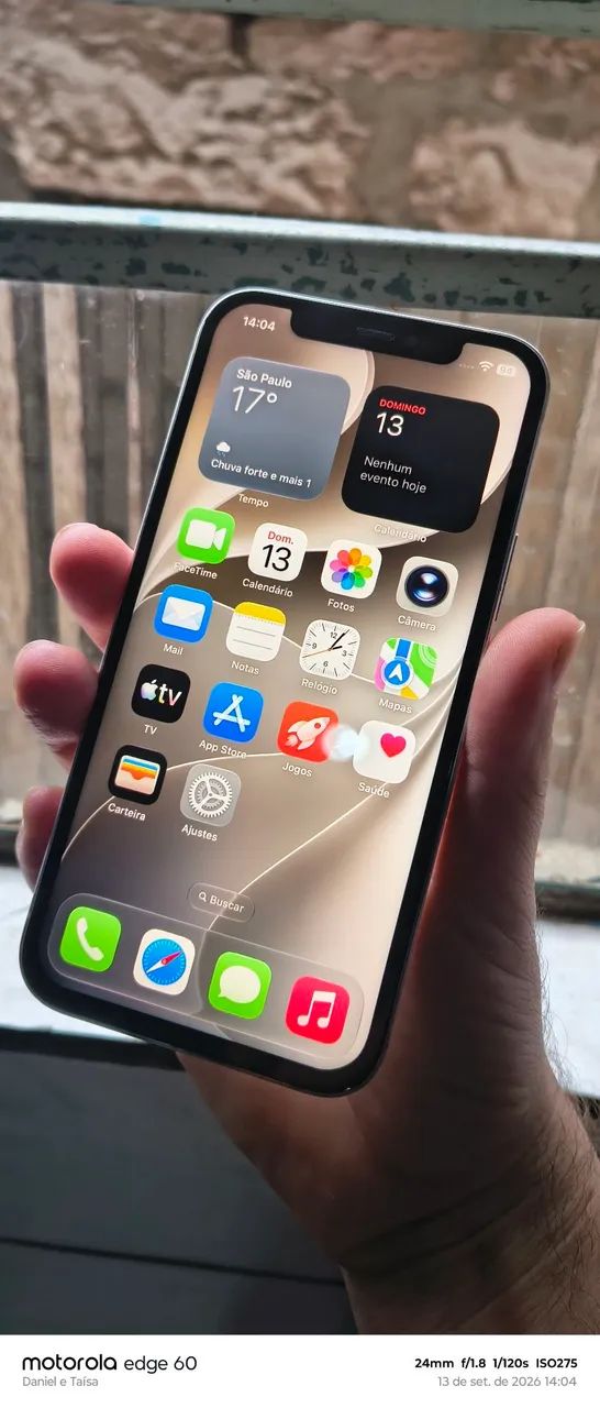 iPhone 12 pra sai logo 69 de bateria 64 GB  - Foto 2