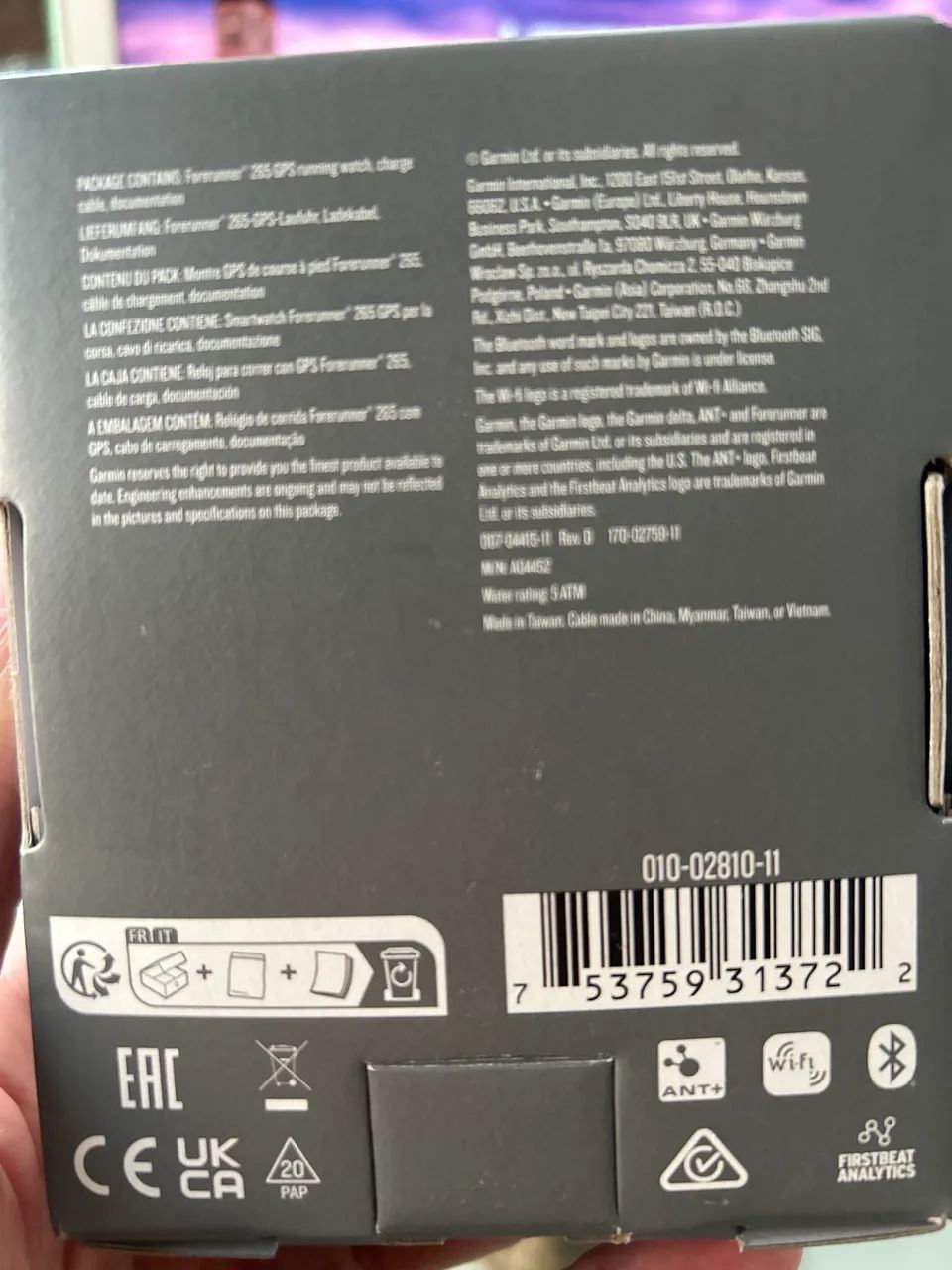 Garmin forerunner 265 branco amoled - Foto 3